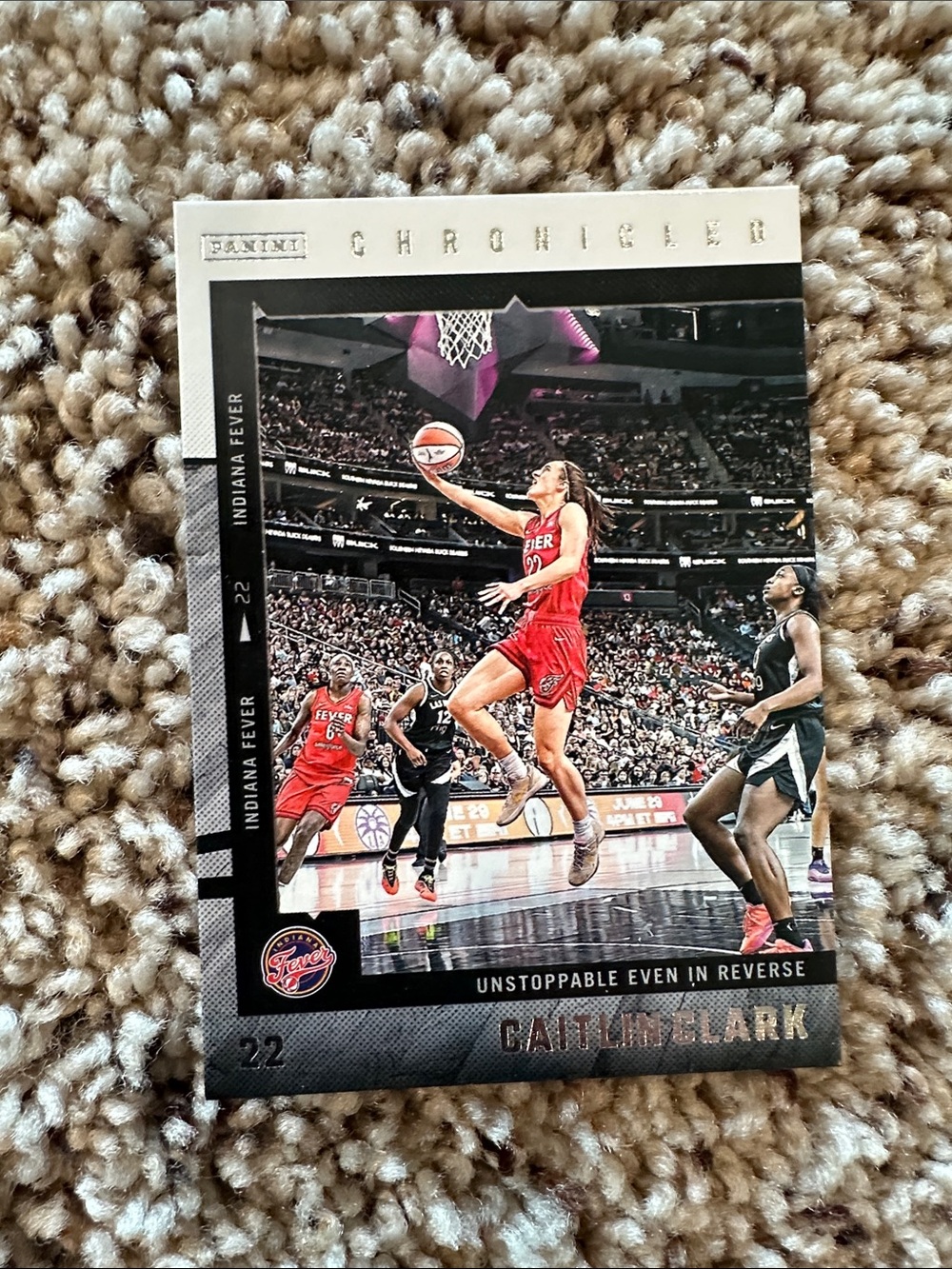 Panini Chronology Caitlin Clark Basketball Card #35